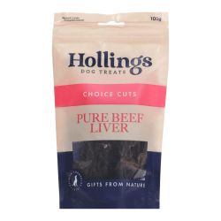 Hollings Pure Beef Liver, 100g
